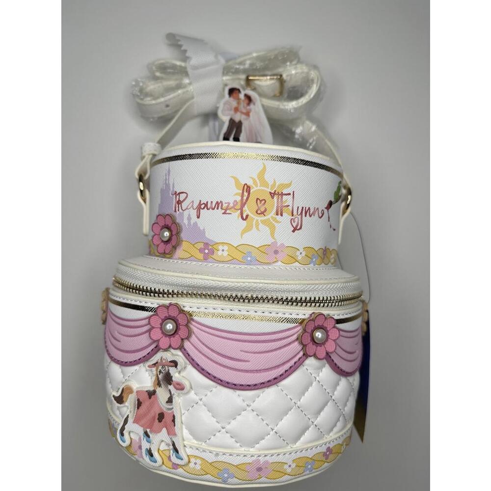 NWT Danielle Nicole Disney Tangled Wedding Cake Crossbody
